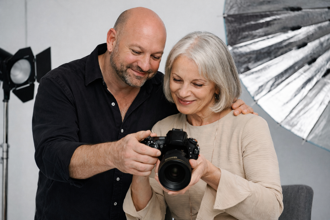 DSLR-Kamera der Fotobox